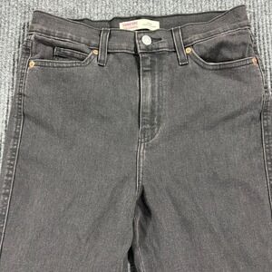 Signature by Levi Strauss Flare Jeans Women Size‎ 2 Black Heritage High Rise
